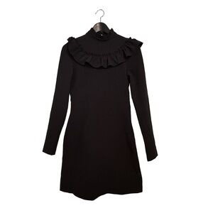 frilly turtleneck goth longsleeve dress <3